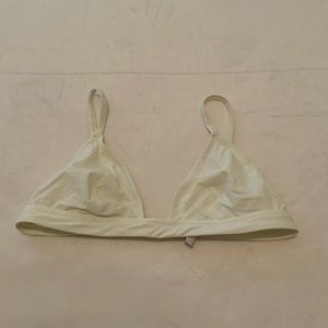 Solid & Striped Bathing Suit Top